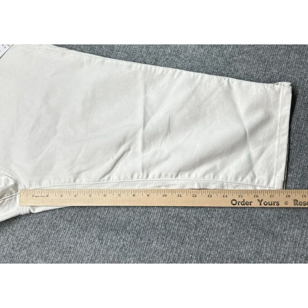 D Jeans Capri Pants Womens 14 White High Waist Modern Fit High Waist Solid New - Picture 9 of 13